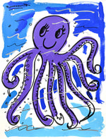 THOMAS COLLECTION (OCTOPUS) - Original Drawing