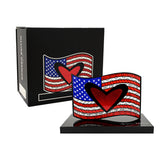 AMERICAN FLAG - Black Base - Limited Edition Sculpture