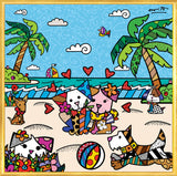 PALM BEACH DOGS - Limited Edition Print