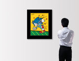 SONIC SPIN DASH - Limited Edition Print