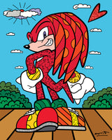 KNUCKLES THE ECHIDNA - Limited Edition Print