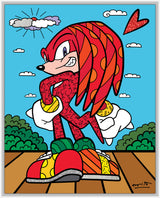 KNUCKLES THE ECHIDNA - Limited Edition Print