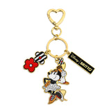 MINNIE KEYCHAIN - Black & Gold - Disney by Britto®