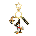 SORCERER MICKEY KEYCHAIN - Black & Gold - Disney by Britto