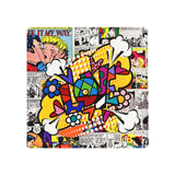 BRITTO COASTERS - LOVE WORD COMIC (SQUARE)