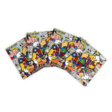 BRITTO COASTERS - LOVE WORD COMIC (SQUARE)