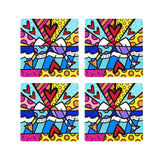 BRITTO COASTERS - CHEERS (SQUARE)