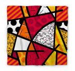 BRITTO® SILK SCARF - RED LANDSCAPE