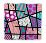 BRITTO® SILK SCARF - PINK LANDSCAPE