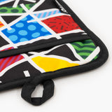 BRITTO® Oven Mitt & Potholder Set - Midnight