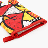 BRITTO® Oven Mitt & Potholder Set - Red Landscape