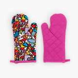 BRITTO® Oven Mitt & Potholder Set - Alive