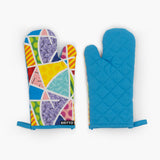 BRITTO® Oven Mitt & Potholder Set - Baby Blue Landscape