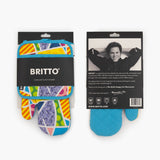 BRITTO® Oven Mitt & Potholder Set - Baby Blue Landscape