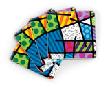 BRITTO COASTERS - COLORFUL LANDSCAPE (SQUARE)