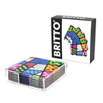 BRITTO COASTERS - COLORFUL LANDSCAPE (SQUARE)