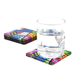 BRITTO COASTERS - COLORFUL LANDSCAPE (SQUARE)