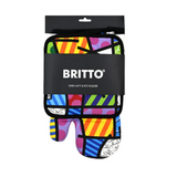 BRITTO® Oven Mitt & Potholder Set - Colorful Landscape