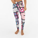 BRITTO® LEGGINGS - PINK LANDSCAPE