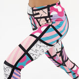 BRITTO® LEGGINGS - PINK LANDSCAPE