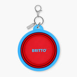 BRITTO® PET Travel Bowl - BONE (BLUE)