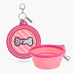 BRITTO® PET Travel Bowl - BONE (PINK)