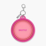 BRITTO® PET Travel Bowl - BONE (PINK)