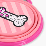 BRITTO® PET Travel Bowl - BONE (PINK)