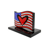 AMERICAN FLAG - Black Base - Limited Edition Sculpture