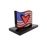 AMERICAN FLAG - Black Base - Limited Edition Sculpture