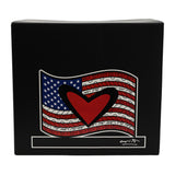 AMERICAN FLAG - Black Base - Limited Edition Sculpture