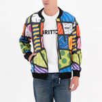 BRITTO Bomber Jacket - Colorful Landscape