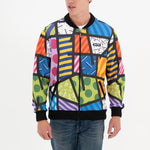 BRITTO Bomber Jacket - Colorful Landscape