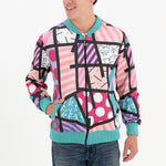 BRITTO Bomber Jacket -  Landscape Pink