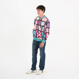 BRITTO® BOMBER JACKET - LANDSCAPE PINK