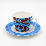 BRITTO® ESPRESSO COFFEE CUP & SAUCER PLATE - Love is in the Air