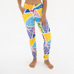 BRITTO Leggings - Baby Blue Landscape