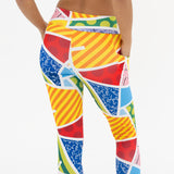 BRITTO® LEGGINGS - BABY BLUE LANDSCAPE