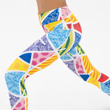 BRITTO® LEGGINGS - BABY BLUE LANDSCAPE