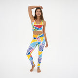 BRITTO® LEGGINGS - BABY BLUE LANDSCAPE