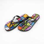 Britto Flip Flops - Colorful Landscape