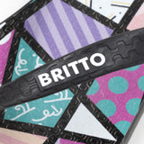 BRITTO® Flip Flops - Pink Teal Landscape