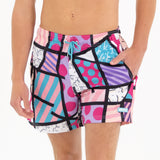 BRITTO®  Shorts - PINK LANDSCAPE - MEN