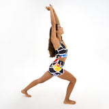 BRITTO® YOGA SHORTS  - MIDNIGHT