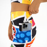 BRITTO® YOGA SHORTS  - MIDNIGHT