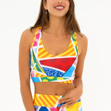 BRITTO® YOGA TOP - BABY BLUE LANDSCAPE