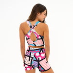 BRITTO YOGA TOP - PINK LANDSCAPE