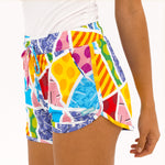 BRITTO® SHORTS - BABY BLUE COLORFUL LANDSCAPE