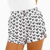 BRITTO® SHORTS - BLACK HEARTS - WOMEN