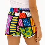 BRITTO® SHORTS - COLORFUL LANDSCAPE - WOMEN